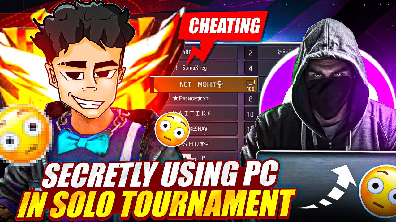 I Secretly Cheated in Solo Tournament By Using PC 😱