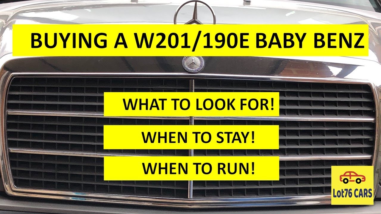 Buying a Baby Benz, 190, W201 what to look for, when to stay and when to run!