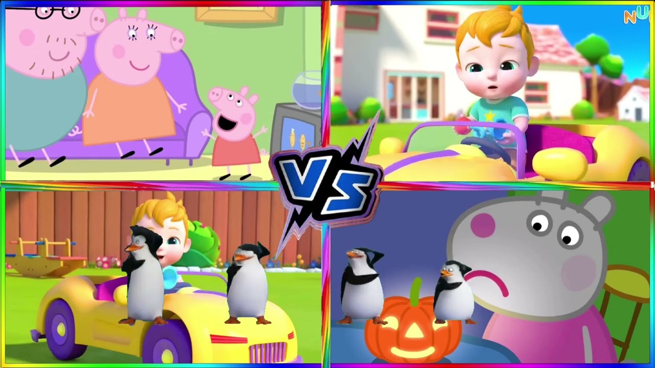 Tiles Hop EDM Rush - Peppa Pig 🆚 Bunny Party 🆚 Pirate Peppa 🆚 Hippo Pumpkin 🎶 Tiles Hop EDM Rush