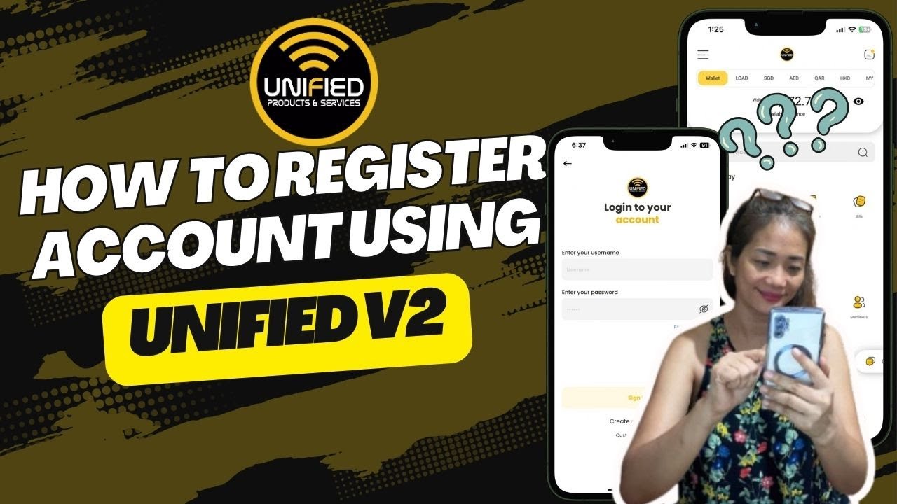 How to register account using Unified V2 and KYC verification