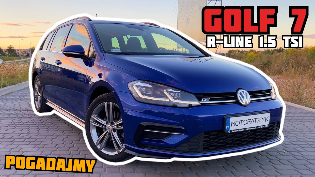 #43 VW GOLF VII R-line 1.5 TSI 150KM 🚗 opinie wnętrze jakość - MOTOPATRYK -