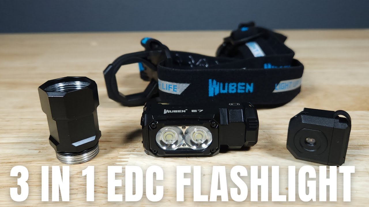 THIS MIGHT BE THE PERFECT EDC/OUTDOOR HIKING FLASHLIGHT/HEADLAMP WUBEN E7 REVIEW #edcflashlight