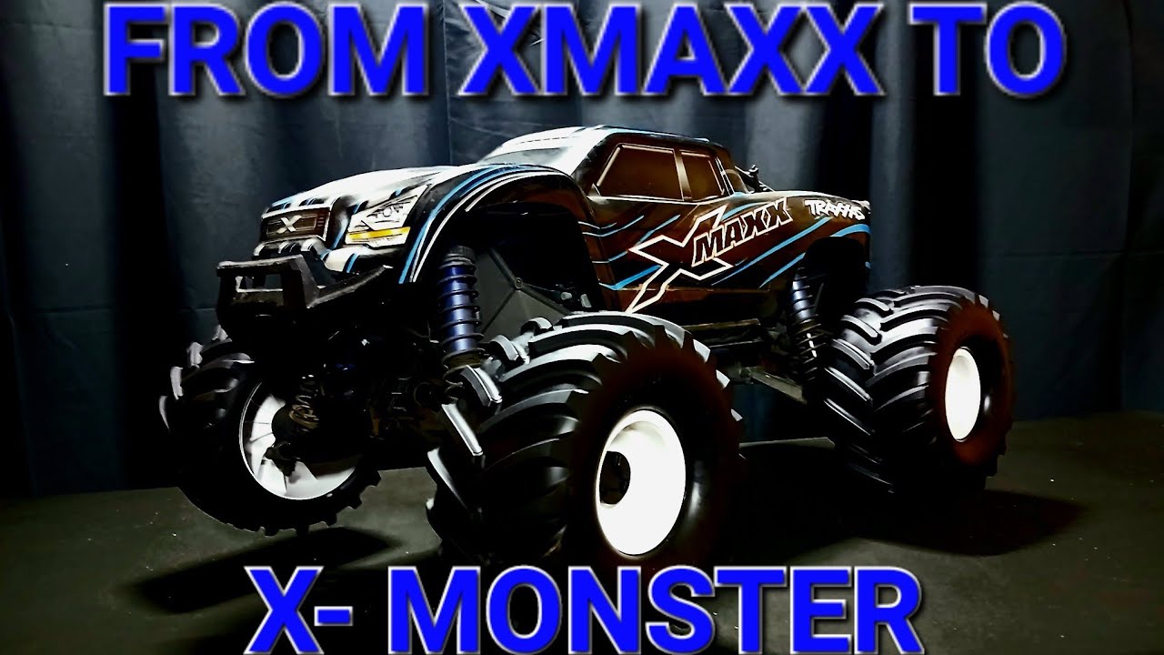 Преображение TRAXXAS X-MAXX 8S! БЕЗУМНОЕ обновление X-Monster: переделка X MAXX в MONSTER MT