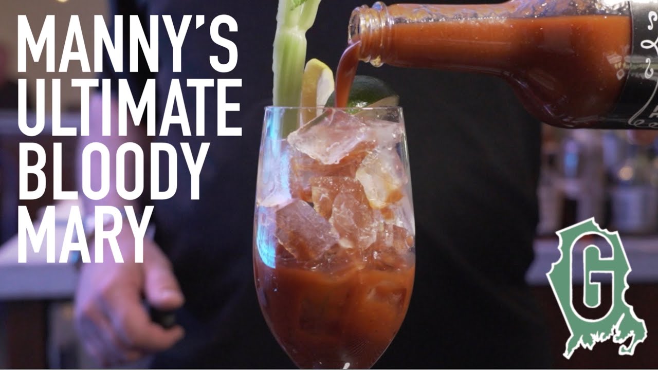 Manny's Ultimate Bloody Mary Tony's at the J House (Best Food Greenwich CT) Tell'em Mike Sent You
