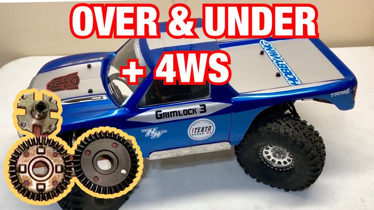 TRX4 Over and Under gears with 4WS