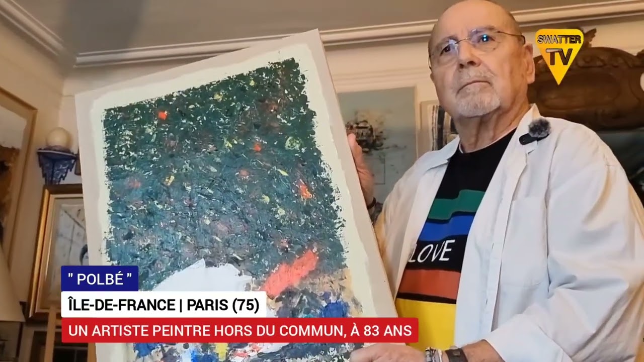 Un artiste peintre hors du commun, à 83 ans