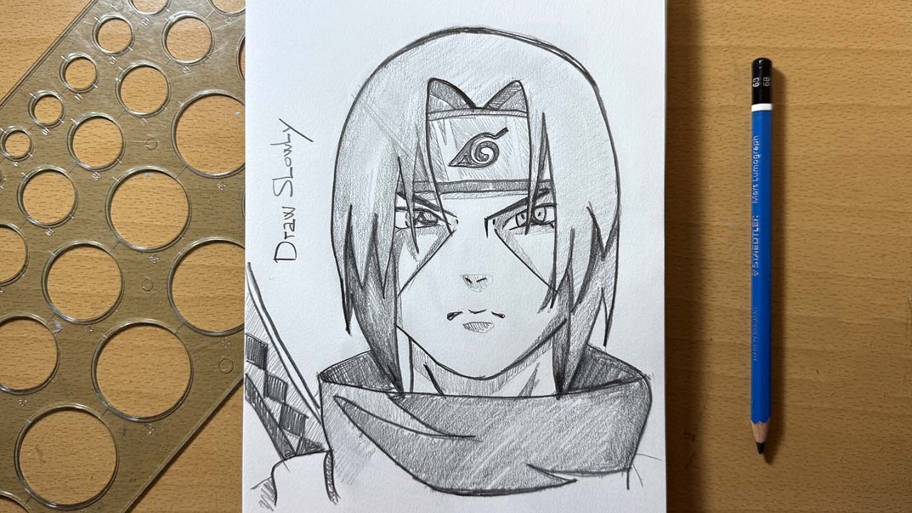 Drawing Itachi Uchiha: Epic Pencil Sketch Tutorial from Naruto