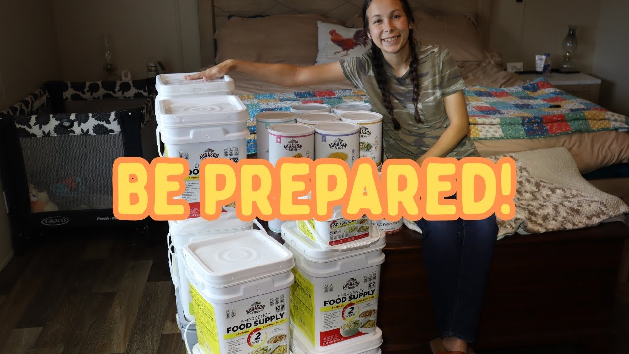 Prepping For Hard Times! | Emergency Food | Be Prepared | Family of 6