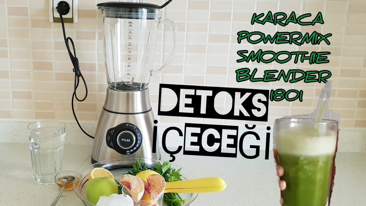 KARACA POWERMIX SMOOTHIE BLENDER 1801 İLE DETOKS İÇECEĞİ TARİFİM