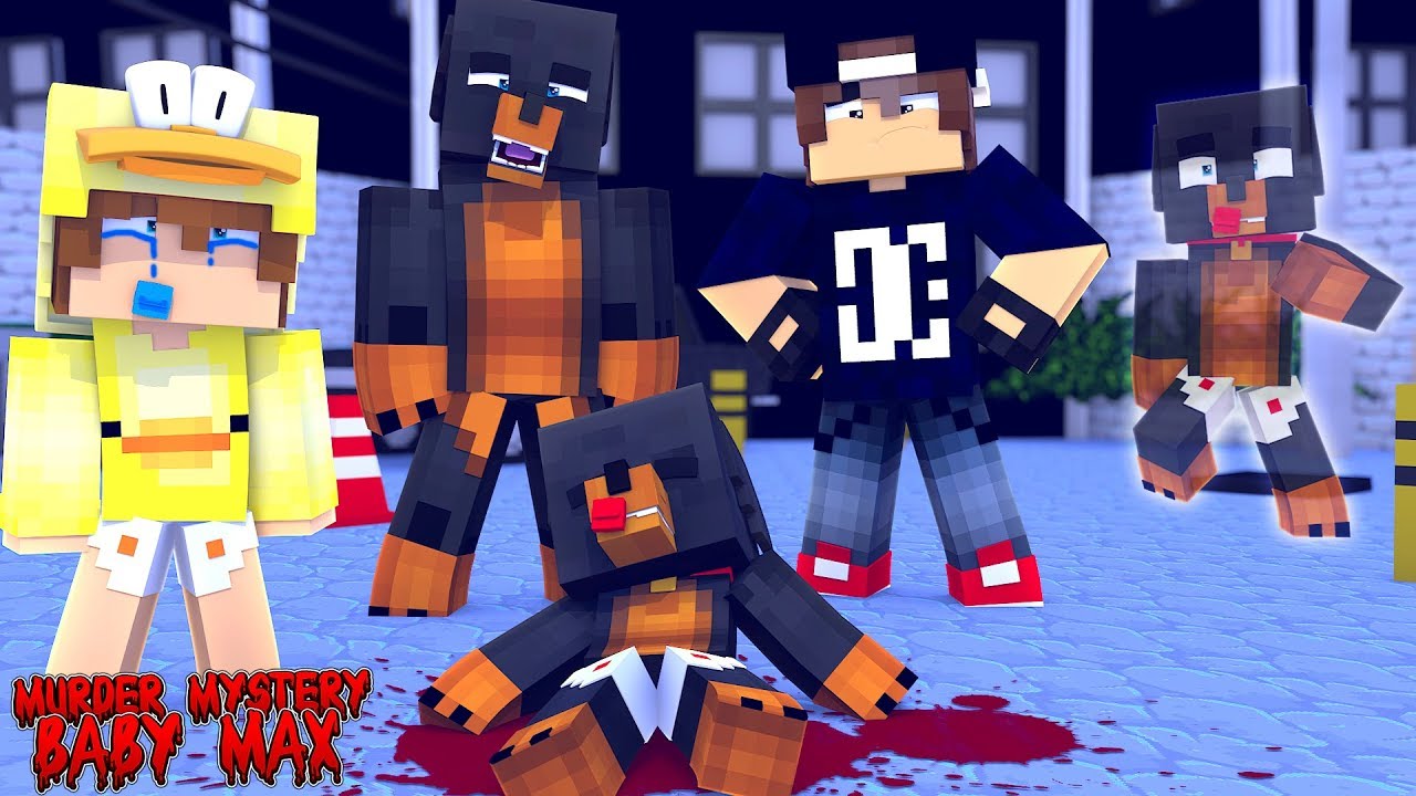 Minecraft THE MURDERED ONES || BABY MAX BECOMES A GHOST & WE HUNT FOR HIS MURDERER!!