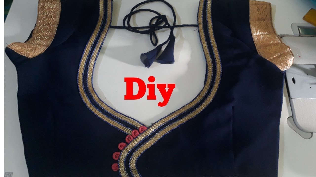 How To Apply And Attached Lace In Blouse With Colourful Clothes||blouse designs