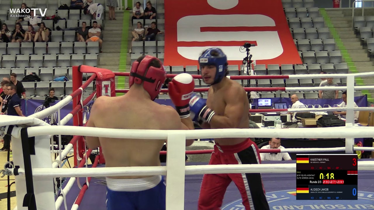 Deutsche Meisterschaft 2019 - Finale VK ELITE Herren -86 kg Paul Kästner vs Jakob Algisch