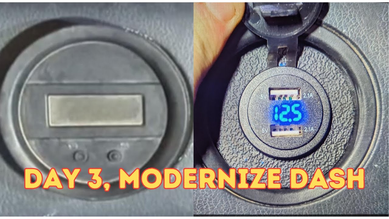 Part 3 Transforming Dash Clock to USB Charger, restoring Suzuki Samurai Jimny Sierra SJ413