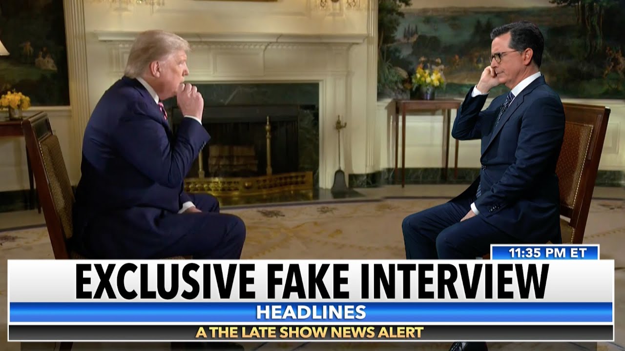 Stephen Colbert's Interview Of Fox News' Interview Of President Trump