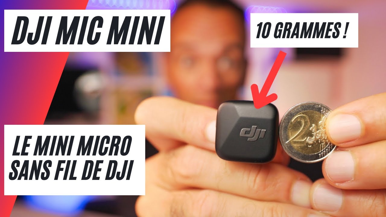 DJI Mic Mini : le mini micro sans fil abordable