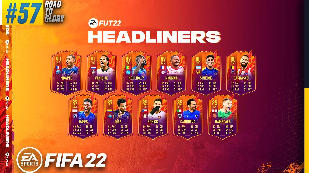 FIFA 22 &bull; Road To Glory #57 &bull; HEADLINERS PROMO IS HERE &bull; AMAZING PLAYERS &bull; NEW SHOWDOWN PLAYERS SBC🔥