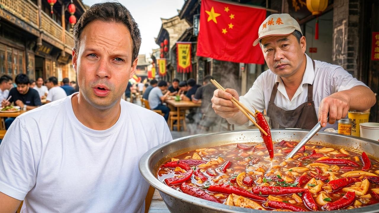 I Survived The Spiciest City in China! (Nearly Died)