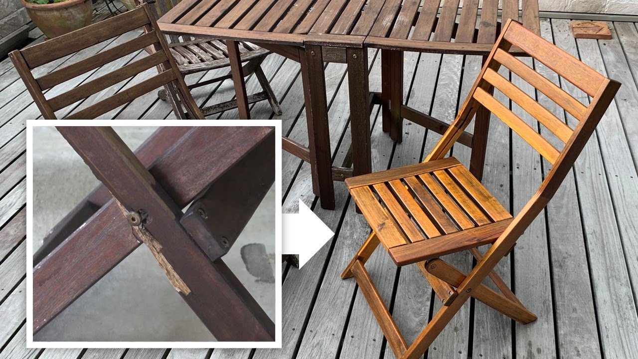 Repair IKEA garden chair