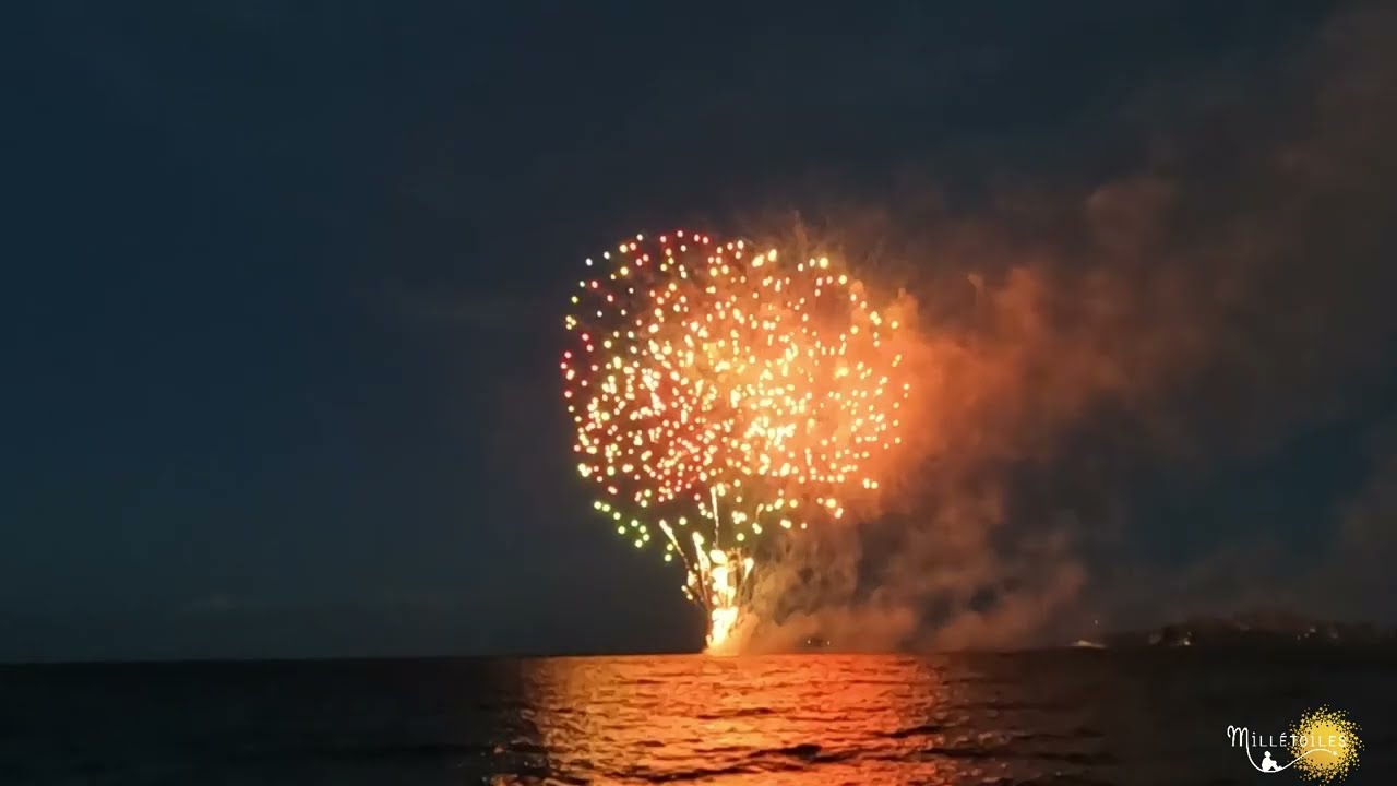 Extrait feu sur barge Demande en mariage Côte d'Azur