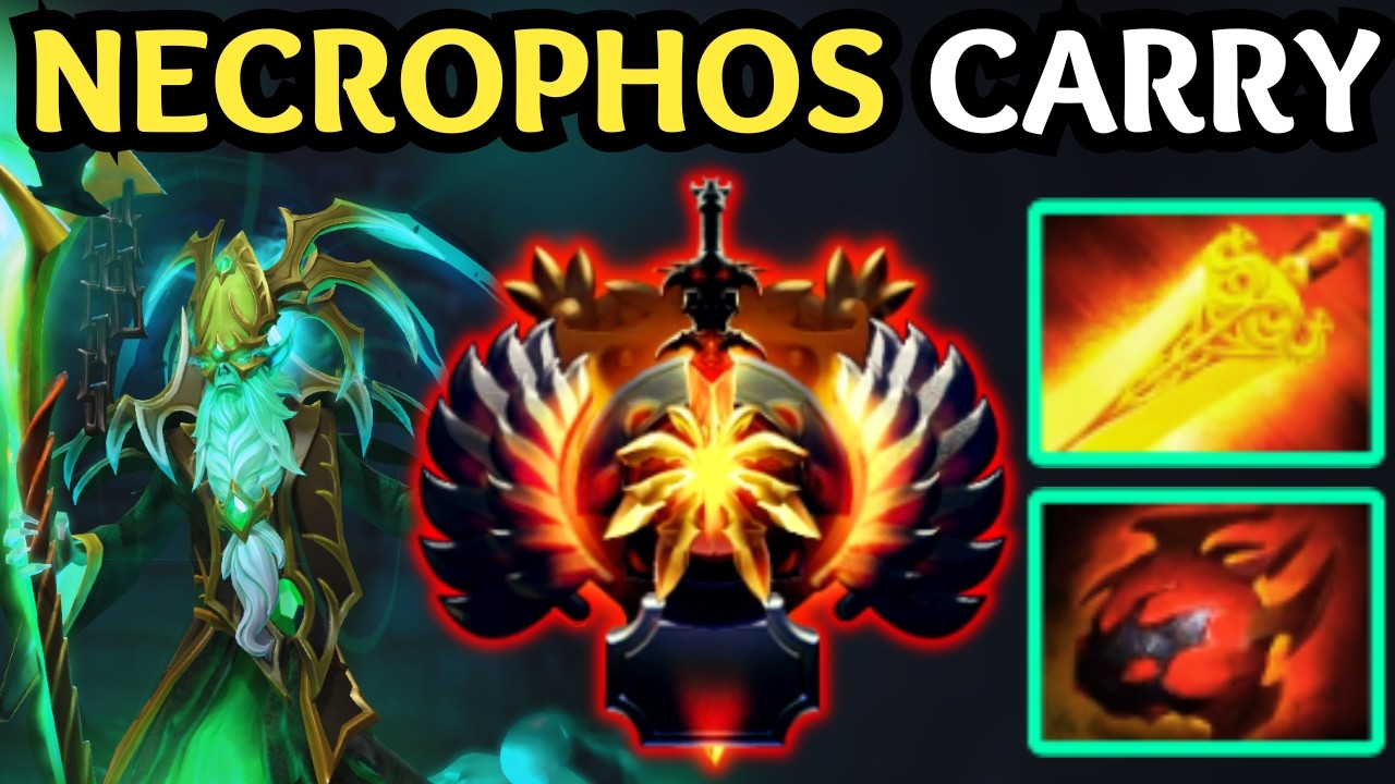 🔥 Necrophos Carry Broken — Impossible to Stop! 🔥 Dota 2 Gameplay