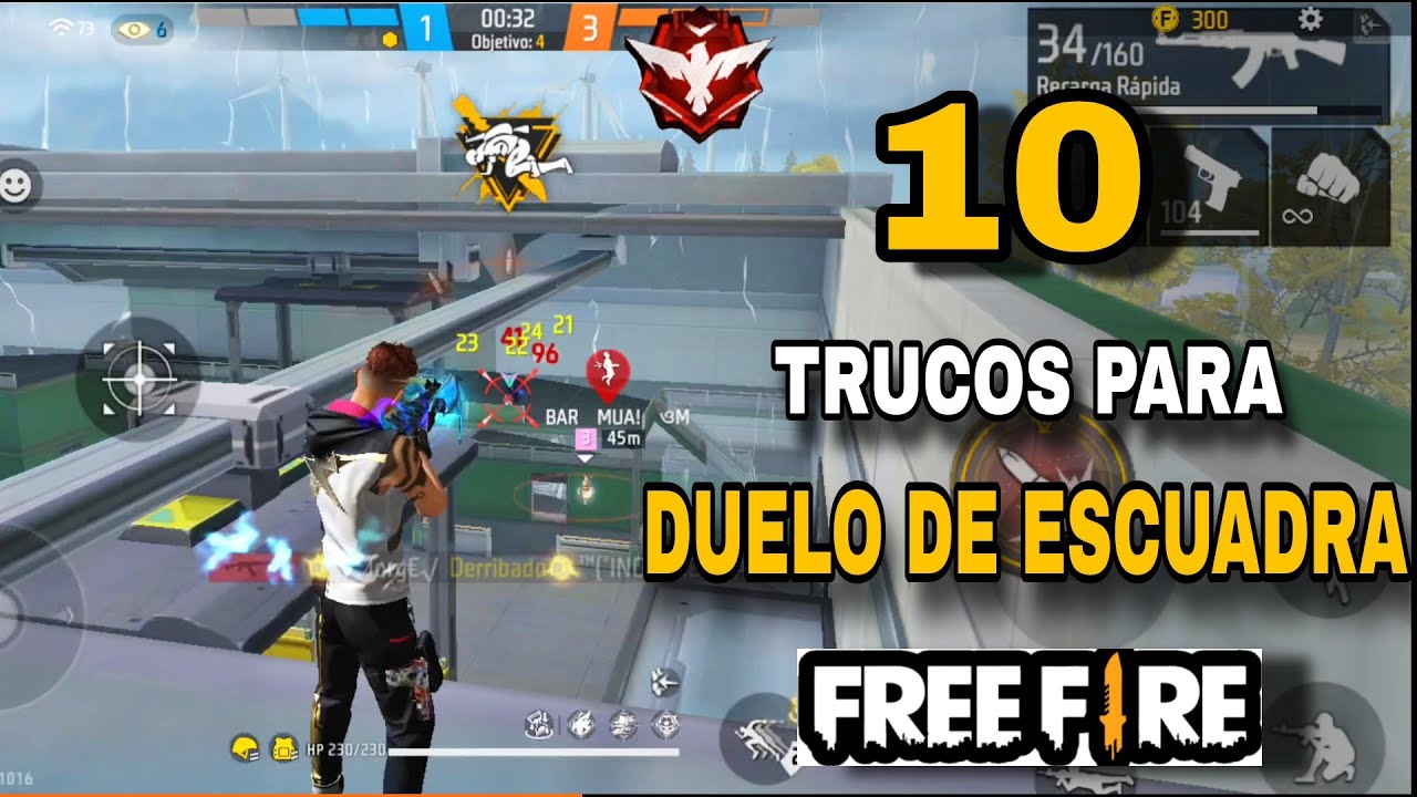 TOP 10 DE TRUCOS*SECRETOS* PARA DUELO DE ESCUADRAS EN FREE FIRE /LLEGARAS A HEROICO