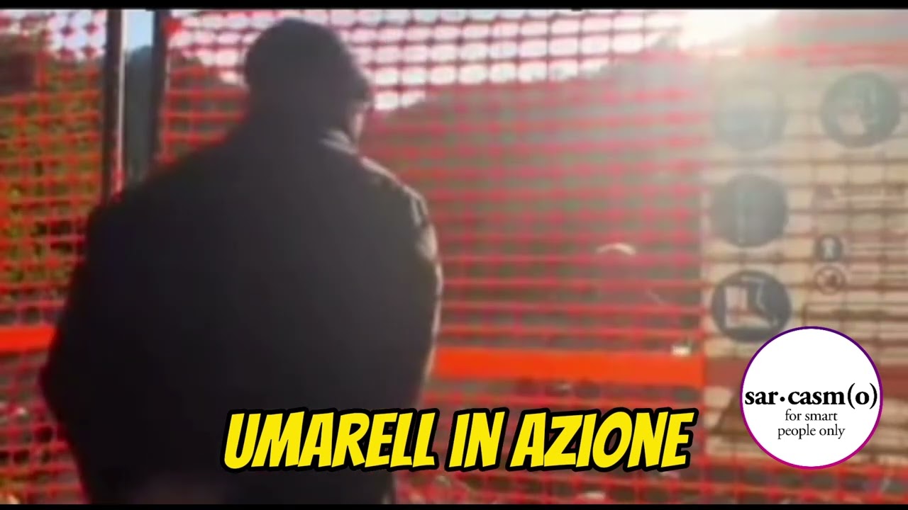 Umarell critica operaio sulla sicurezza in cantiere
