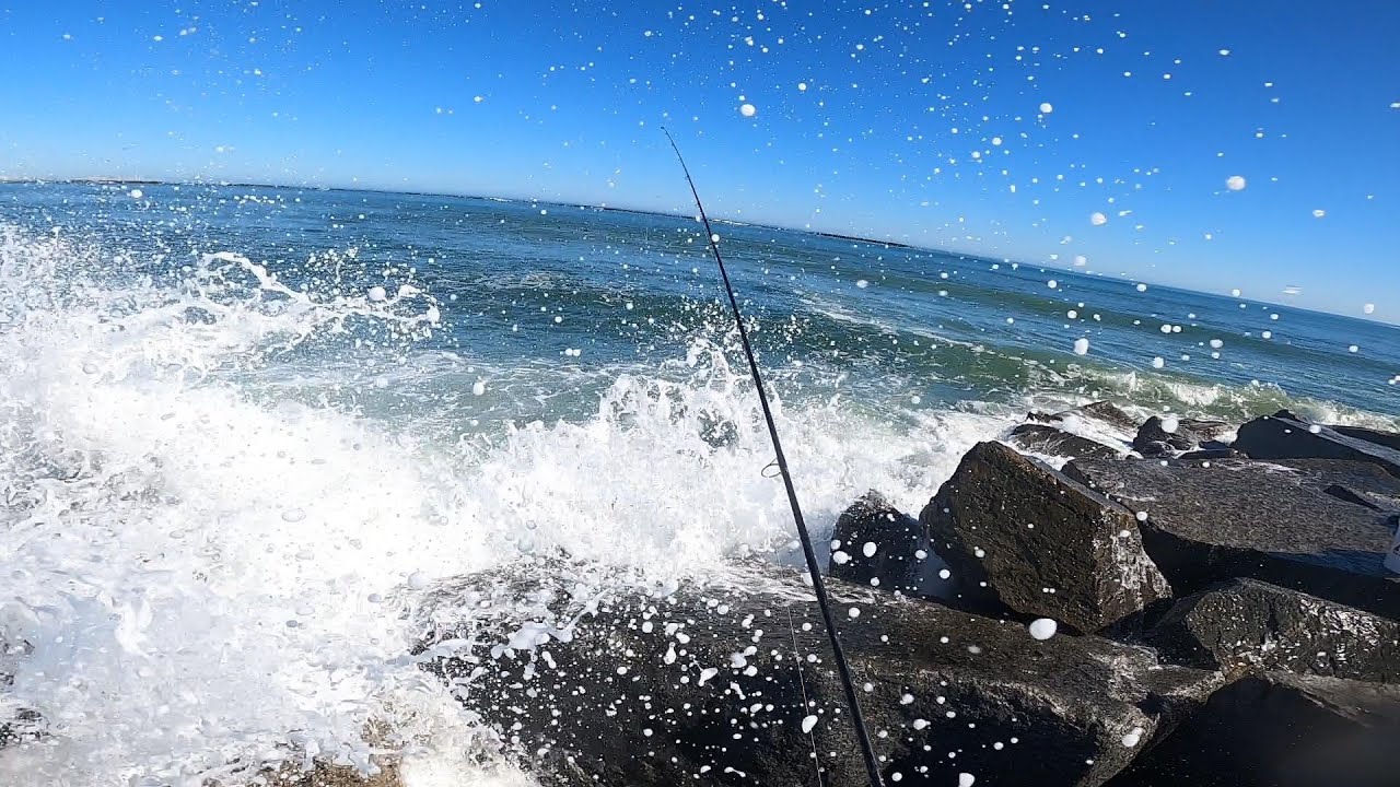 Fishing the high tide at the jetty for one of my favorite eating fish.