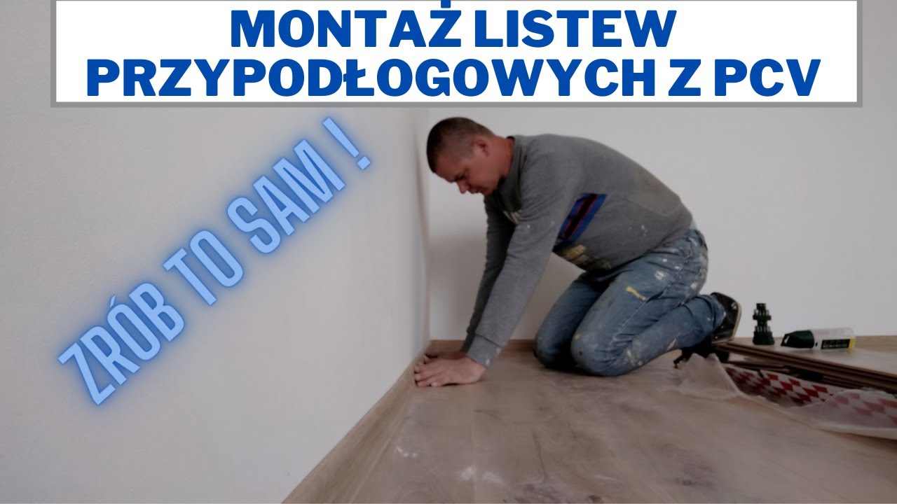 Montaż listew przypodłogowych z PCV