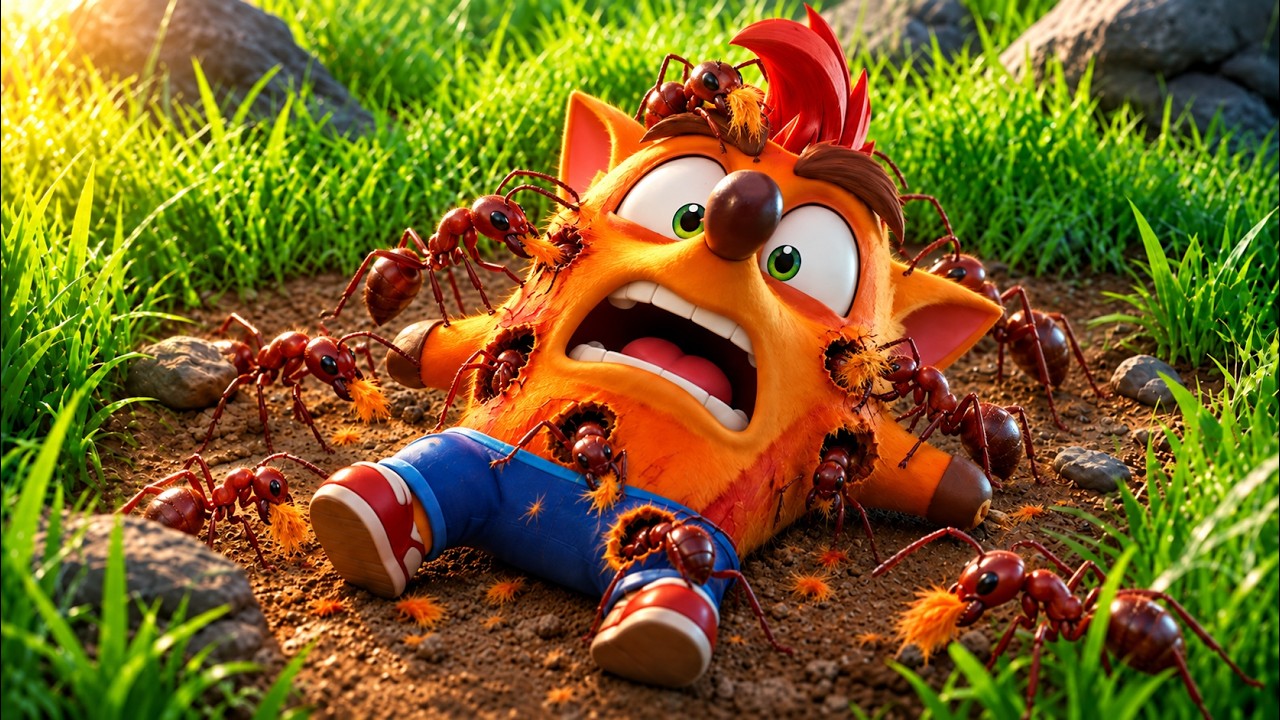 Crash Bandicoot Sprite ORIGIN STORY.. Fortnite