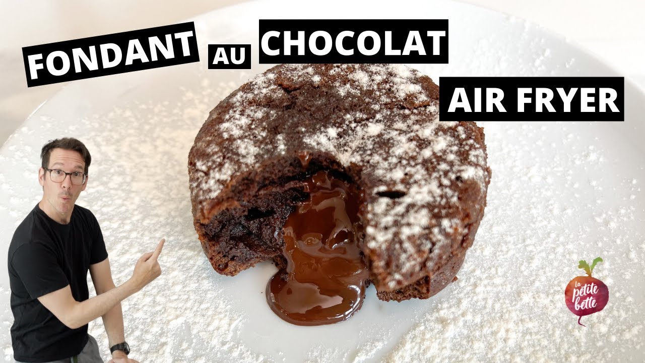 FONDANT AU CHOCOLAT 🍫 mi-cuits au air fryer La petite bette