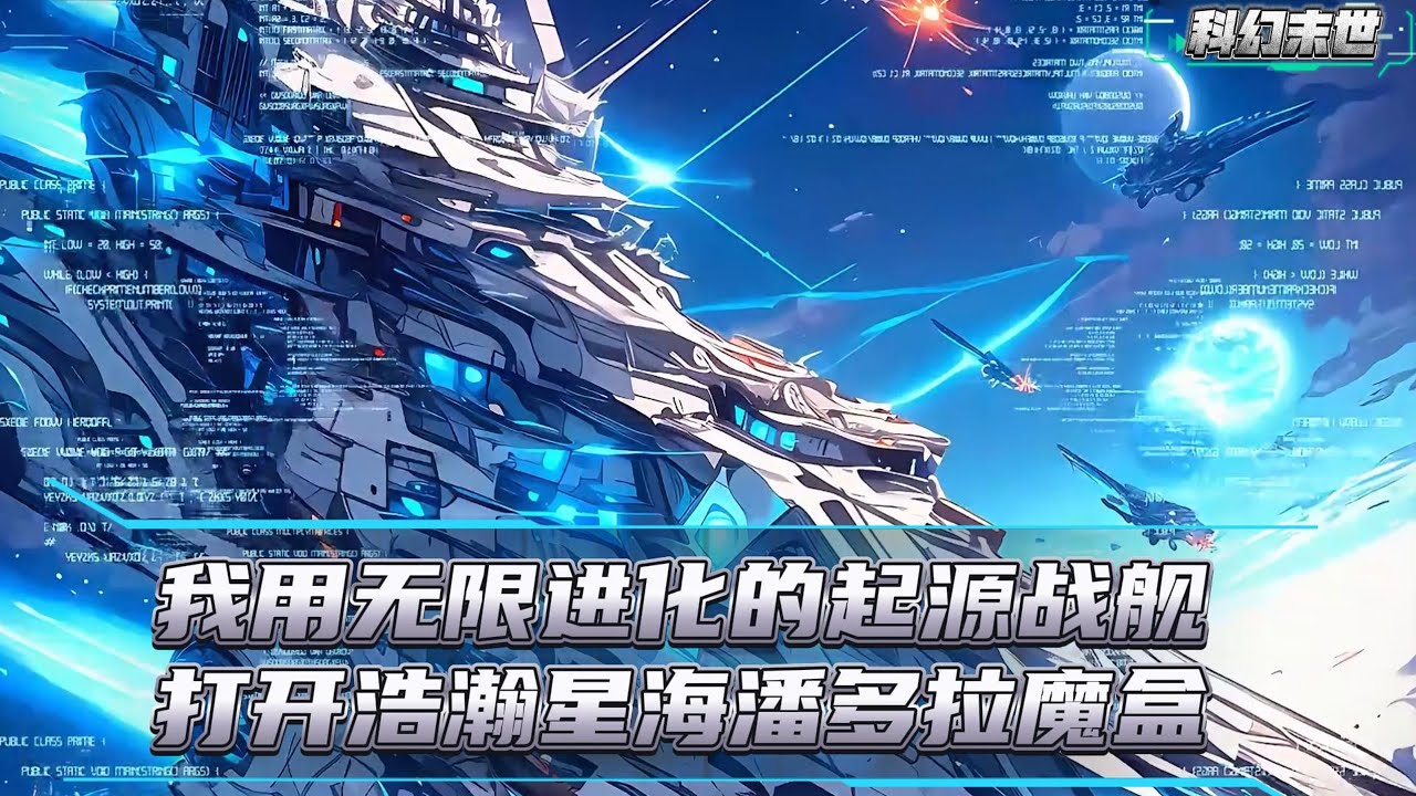 星际航行成为常态，全民进入浩瀚星海宇宙时代，重生归来我开局只有一堆破铜烂铁…但他们不知道那竟是能够无限进化的起源战舰...#漫画解说 #小说 #系统流 #重生文