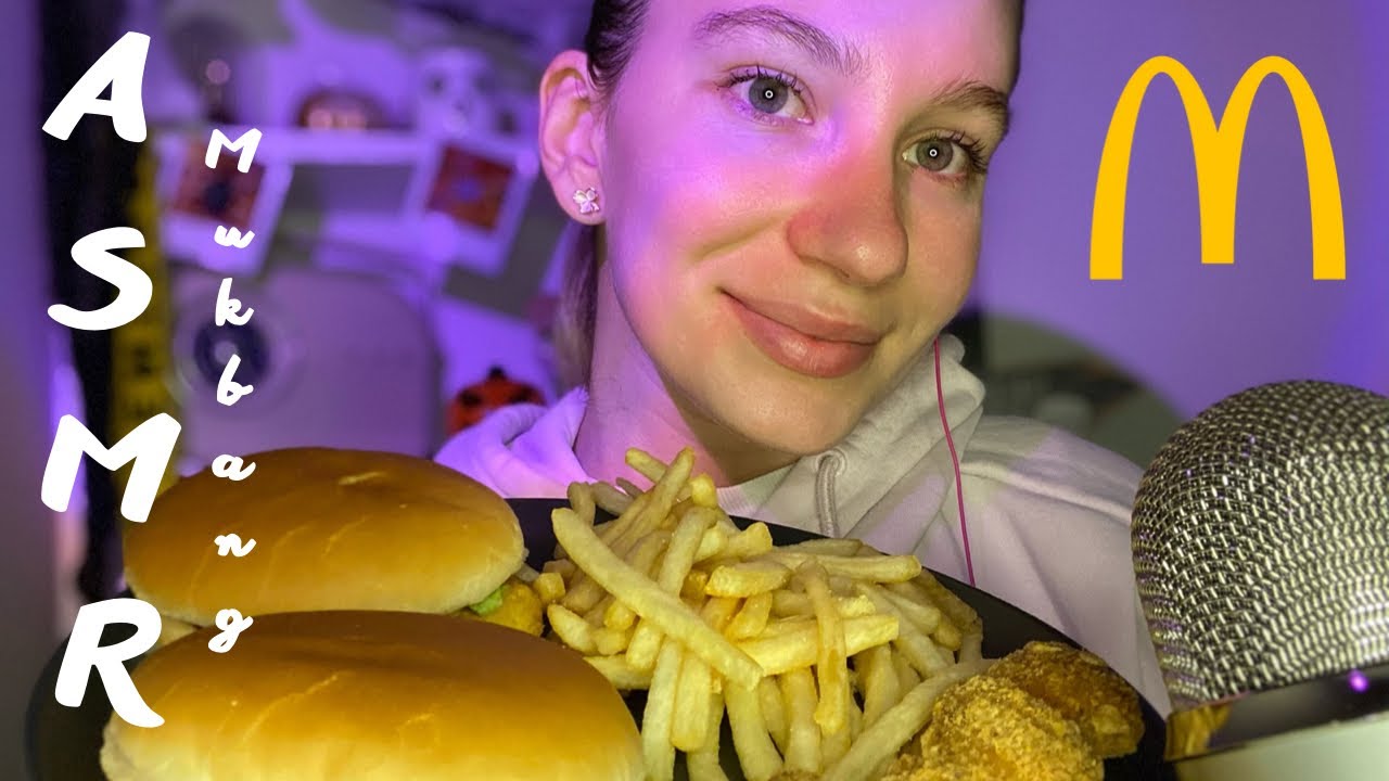 Asmr română 🇷🇴 | Asmr Mukbang Mcdonald’s 🍟🍔