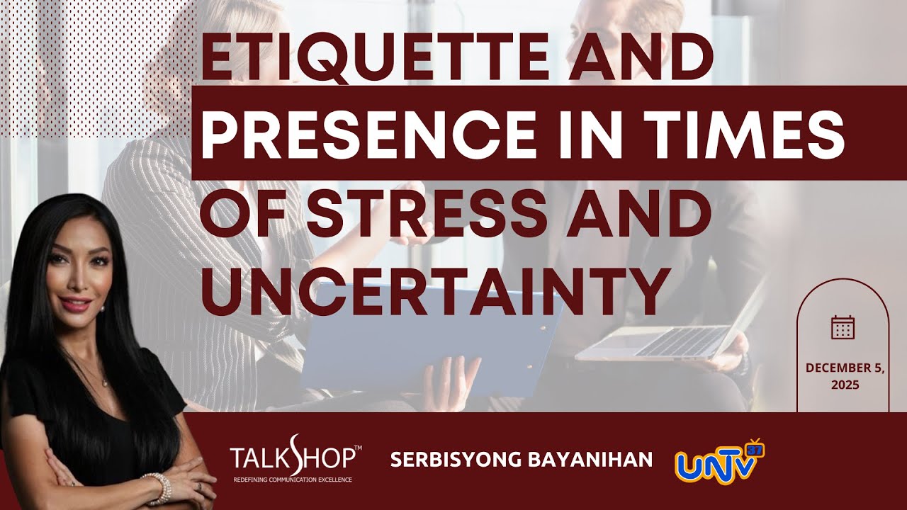 Etiquette and Presence in Times of Stress and Uncertainty