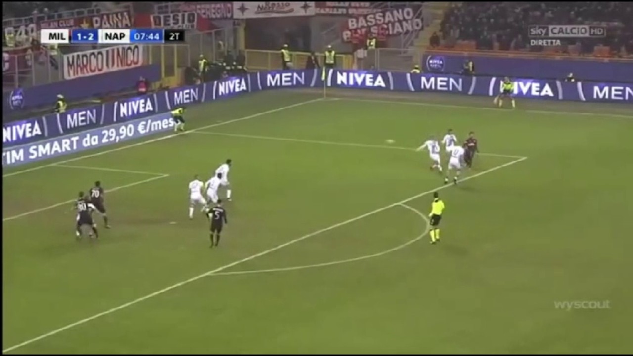 La linea del Napoli: la difesa con orientamento sulla palla