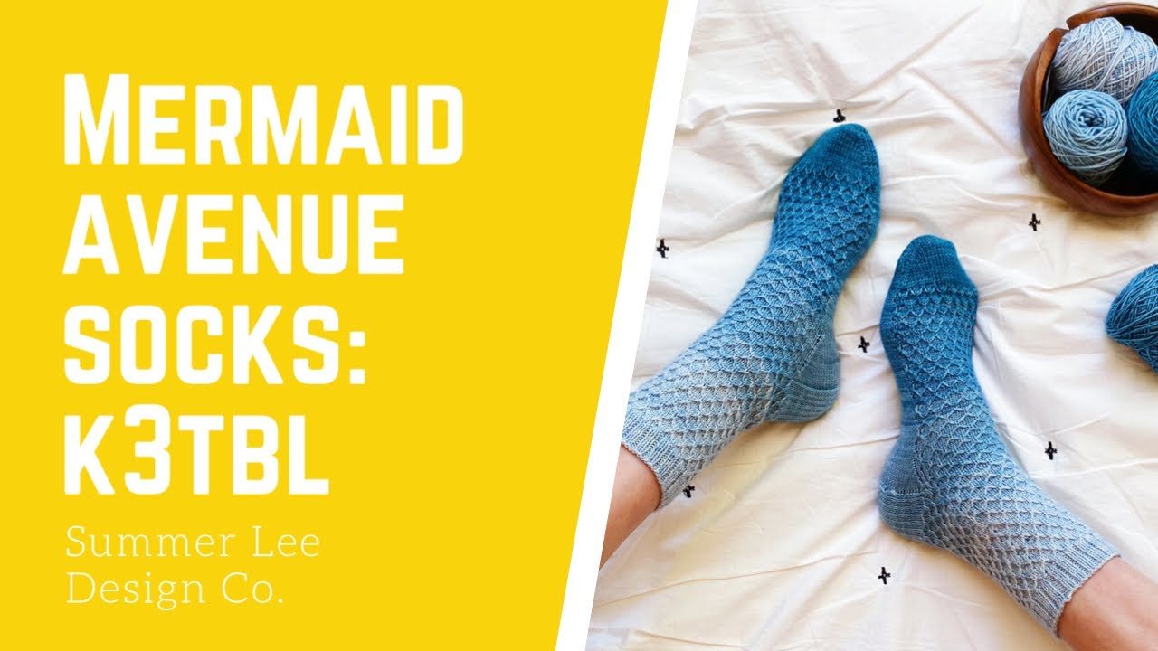 Учебник по созданию носков Mermaid Avenue: K3TBL