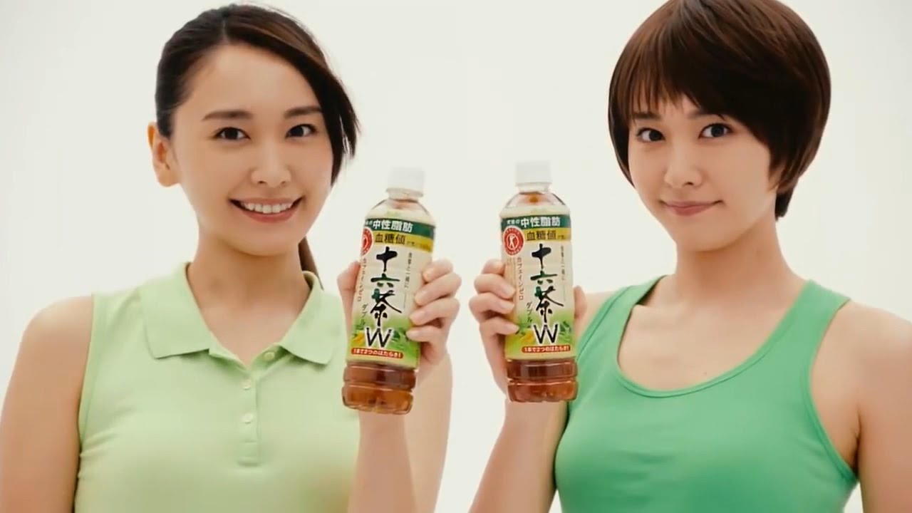 【日本CM】兩個新垣結衣一起打達摩你喜歡長髮還是短髮？