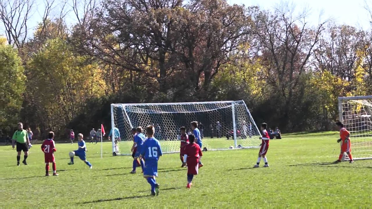 9 Year Old (U10) amazing trick Soccer goal by Nick Skiba