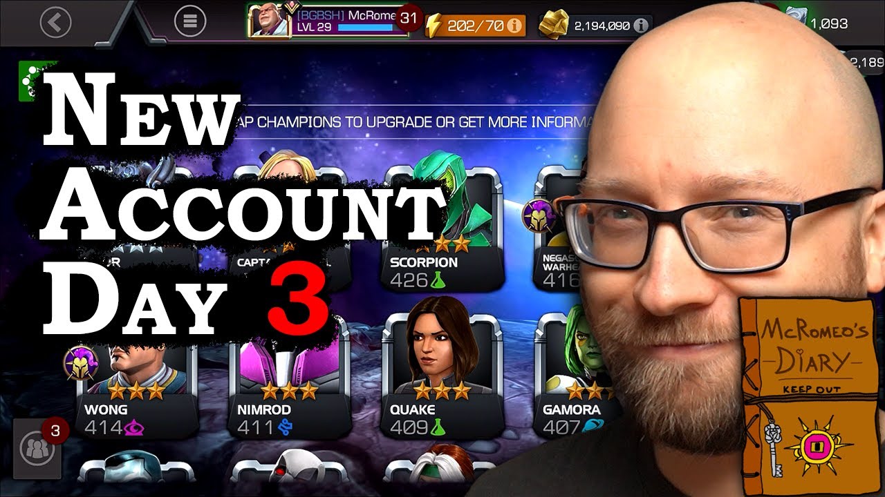 Day 3 - McRomeo - New Account Challenge