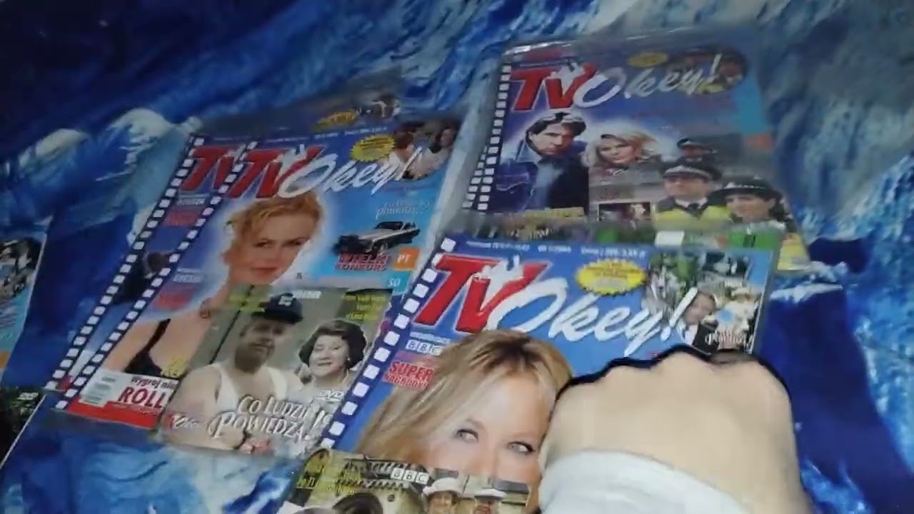 Unboxing starych gazet TV Okey z 2004 roku