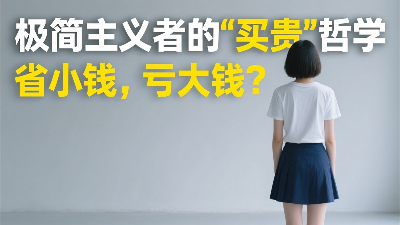 省钱才是浪费？极简主义者的“买贵”哲学让你钱包变厚！