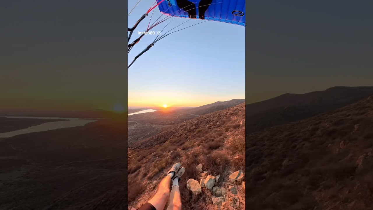 Speedflying in San Diego! #speedfly #speedflying #paragliding #mountains #outdoors