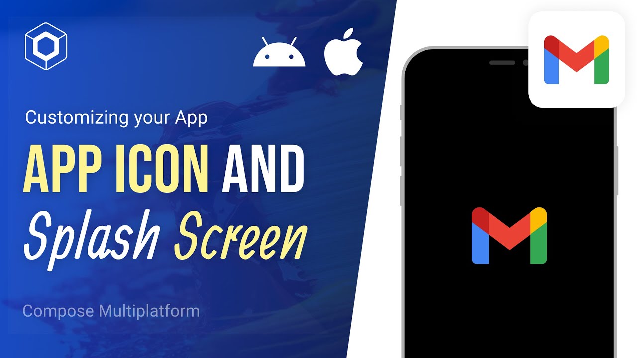 Значок приложения и заставка для iOS и Android (тёмный/светлый) — Compose Multiplatform