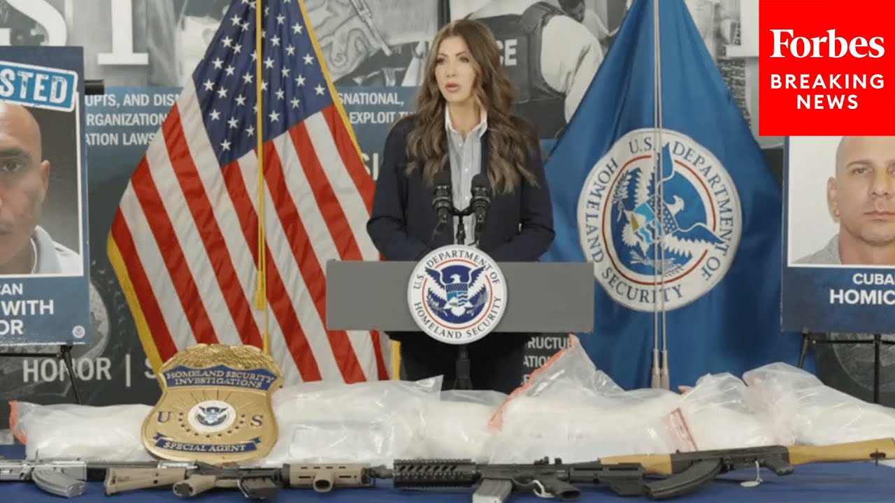BREAKING NEWS: Kristi Noem Holds Press Briefing About ICE, DHS Arrests And Deportation Operations
