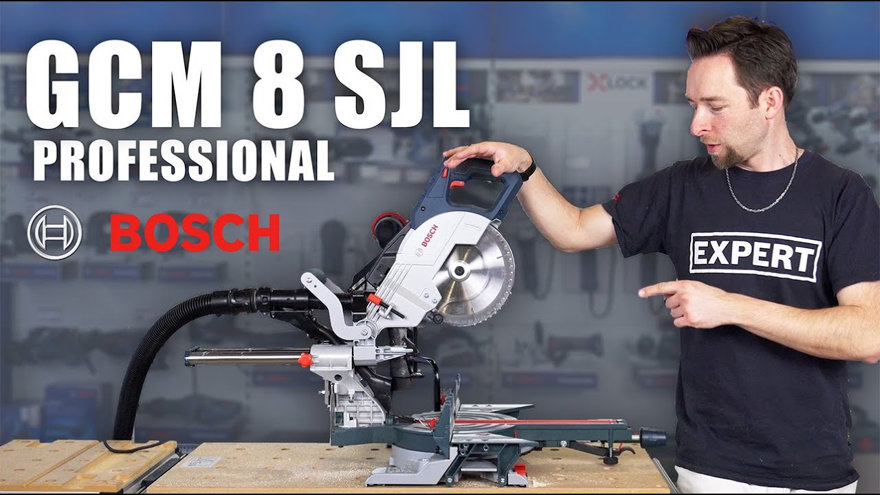 Kompaktní pokosová pila Bosch GCM 8 SJL s maximálním prořezem 70x312 mm, kotouč 216mm