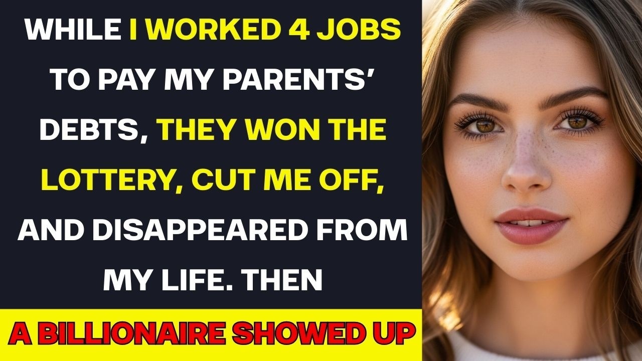 While I Worked 4 Jobs to Pay My Parents’ Debts. They Won the Lottery & Cut Me Off. Then a Billionair