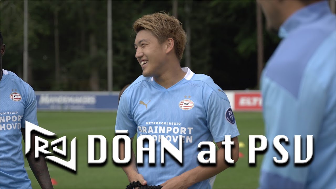 Doan at PSV - Team Training with New Away kit