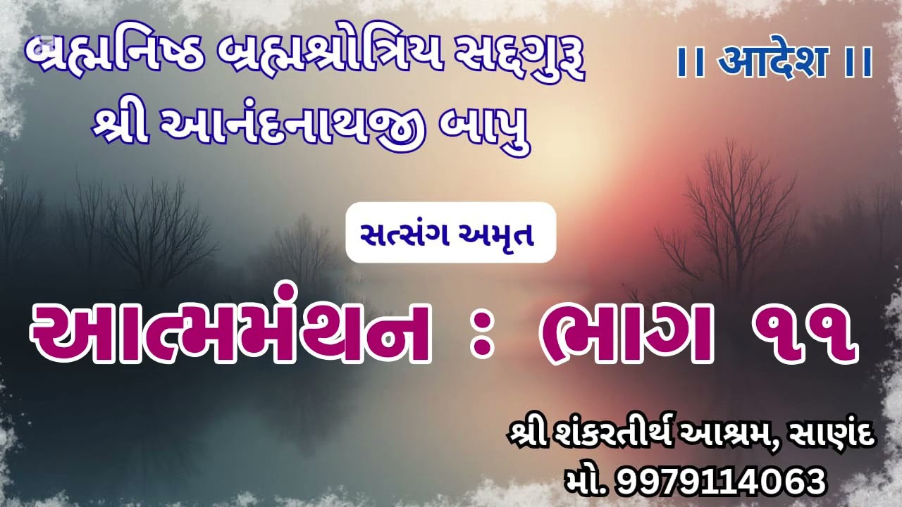 આત્મમંથન : ભાગ ૧1 : આનંદનાથજી મહારાજ.