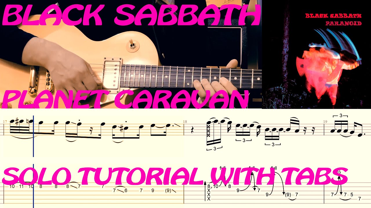 🔴Black Sabbath - Planet Caravan (Solo cover with tabs)