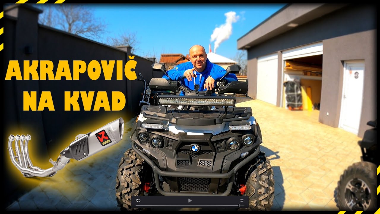 UGRADIO SAM AKRAPOVIC NA KVAD !