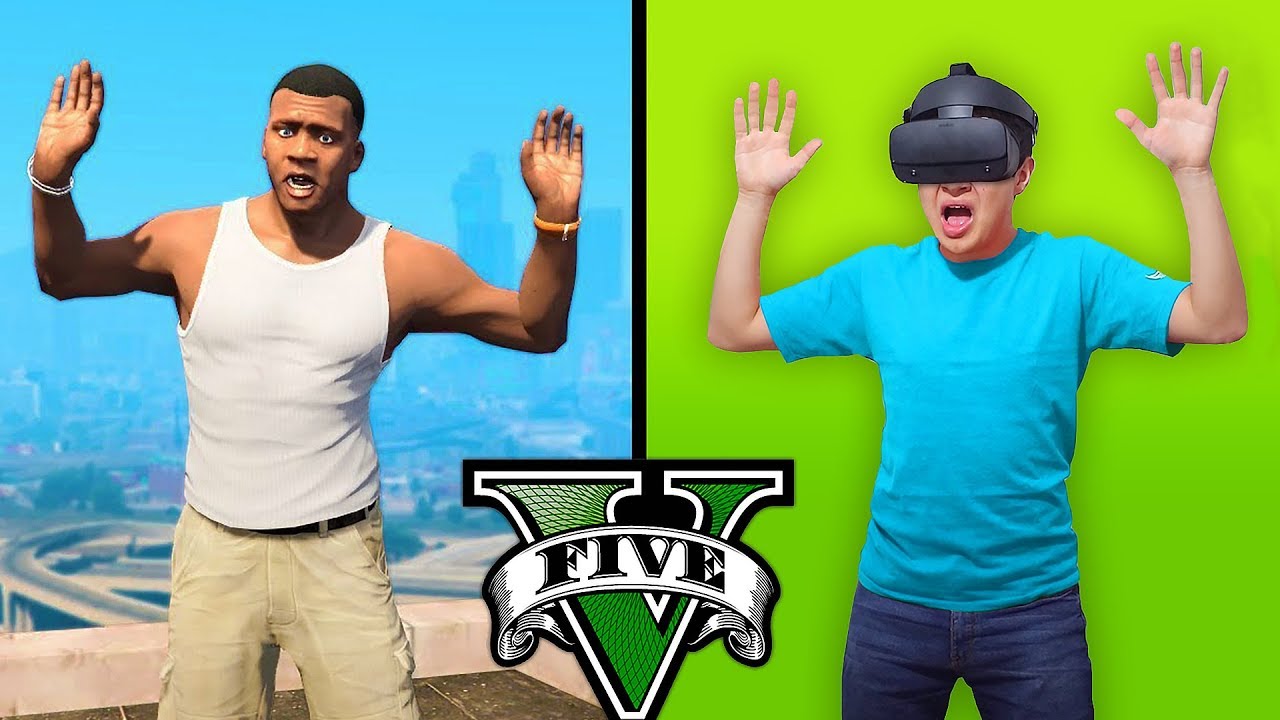 JUEGO GTA 5 en REALIDAD VIRTUAL! Grand Theft Auto V - GTA V Mods